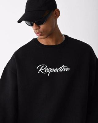 سويت شيرت اسود- Respect